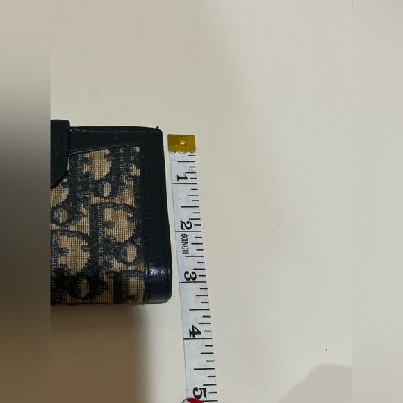 Vintage Christian Dior Trotter Pattern Kisslock Wallet - Picture 2 of 9